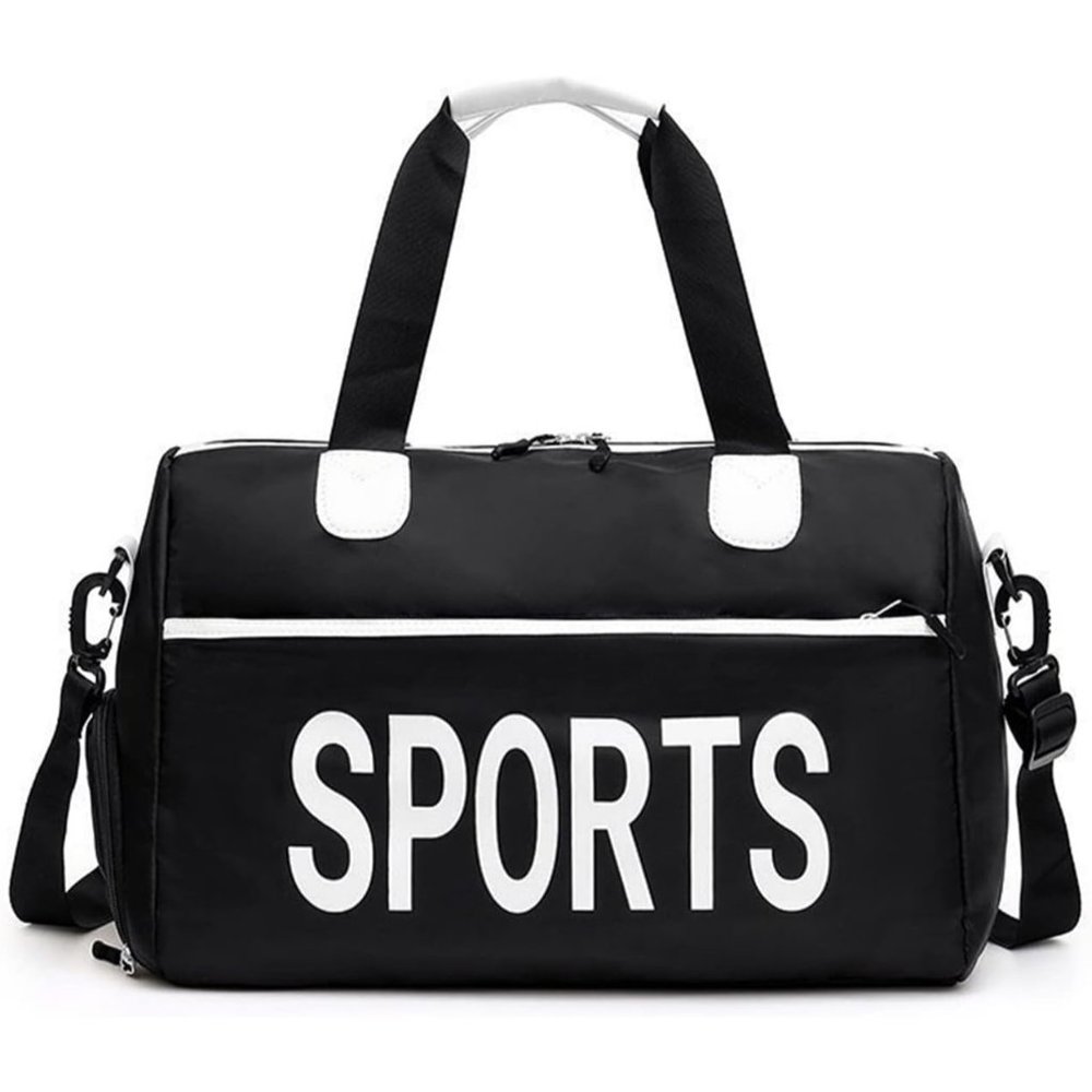 Men Wet Pocket & Shoes Compartment Waterproof Shoulder Weekender Bag